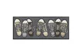 Produktbild: Salonloewe Fußmatte Fußabtreter klein 30x75 Sneakers grau, Läufer Mini, Höhe: 300 mm