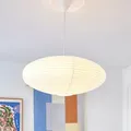 Produktbild: Nordlux Villo 60 moderne Pendelleuchte Schirm shade Weiß Papier retro Design ohne Fassung