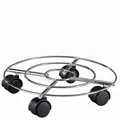 Produktbild: Wagner Multiroller Untersetzer Trolley Pflanzen Blumen Möbel „Draht Chrom“ 30cm