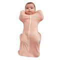 Produktbild: Love to Dream Swaddle UP, Neugeborene 2,2–3,8 kg – Rouge, eng anliegende Passform, unterstützt gesunde Schlafroutine, 0,2 Tog – ideal für Temperaturen von 24–27 °C, maschinenwaschbar