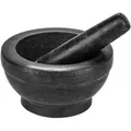 Produktbild: Intirilife Mörser, Schwarz, Stein, 16x7.5x16 cm, Kochen, Küchenhelfer, Sonstige Küchenhelfer