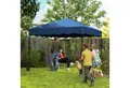 Produktbild: Outsunny Faltpavillon ca.3x3m, wasserabweisend Stabil Winterfest mit UV Schutz 50+, faltbar, mit 0 Seitenteilen, (Pop-up Pavillon, Partyzelt), mit Rolltasche, für Camping Garten, Blau