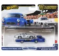 Produktbild: 1:64 Hot Wheels Premium 2024 Team Transport Mercedes 300 SL + 1955 Blaues Wunder