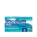 Produktbild: Imodium® akut Hartkapseln - Schnelle Hilfe bei akutem Durchfall - mit dem Wirkstoff Loperamid - Gut verträglich - 6 Kapseln