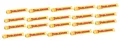 Produktbild: 20 Riegel Toblerone gelb a 100 g Milchschokolade mit Honig- und Mandel-Nougat