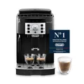 Produktbild: De’Longhi Magnifica S - Perfetto Kaffeevollautomat mit klassischem Milchaufschäumer, Espresso- und Cappuccino Kaffeemaschine, Bedienfeld mit Tasten, Schwarz (ECAM22.110.B)