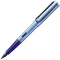 Produktbild: LAMY AL-star leichter Füllhalter 0E1 aus Aluminium in aquatic mit ergonomischem Griff und polierter Stahlfeder Strichbreite Mittel, inkl. Tintenpatrone LAMY T 10 blau