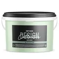 Produktbild: Craft Colors® hochwertige Wandfarbe edelmatt, Kreidefarbe made in Germany, DESIGN Collection No. 625 pastell mint grün (5 Liters)