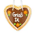 Produktbild: Lebkuchenherz - 14cm - Griaß di