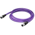 Produktbild: Wago CANopen-/DeviceNet-Leitung;M12A-Buchse; axial;M12A-Stecker; axial;violett - 756-1405/060-005 - 1 Stück
