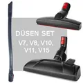 Produktbild: Ersatzteile Set Staubsaugerzubehör Staubsaugerersatzteile für Dyson V7 V8 V10 V11 V15 Bodendüse Polsterdüse Saugpinsel