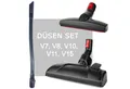 Produktbild: Maxorado Staubsaugerdüsen-Set Ersatzteile Set für Dyson V7 V8 V10 V11 V15 Bodendüse Polsterdüse Düse, Zubehör für Dyson V 7 8 10 11 15 Absolute Animal Detect, (3-tlg), Energiesparend dank stromlosem Betrieb