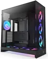 Produktbild: NZXT H9 Flow RGB+ schwarz matt Temperd Glass x 2 - Gehäuse - ATX (CM-H92FB-P1)