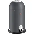 Produktbild: Wesco Mülleimer Kickmaster Junior, graphit matt, aus Metall, 12 Liter