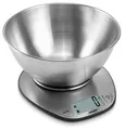 Produktbild: Mesko Küchenwaage mit Schüssel bis 5kg Edelstahl MS 3152