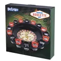 Produktbild: Satz Trinkspiel Roulette (Rad Ø 30 cm, 16 Schnappsgläser und 2 Kugeln)