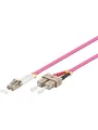 Produktbild: Pro Fiber Optical LC - SC OM4 - 0.5m - Rot - 0.5m