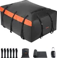 Produktbild: VEVOR Autodachgepäckträgertasche, 20 Kubikfuß Autodachtasche Dachbox, wasserdichtes und langlebiges 840D PVC, geeignet für Fahrzeuge mit/ohne Dachgepäckträger