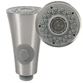 Produktbild: Wasserhahn Ersatz Brausekopf Küchenbrause Geschirrbrause Spray Kopf Bad Küche Pull Out Spray Kopf Ersatzteil Wasser sparen Bubbler Anti Splash Chrom Küchenarmatur Brause Handbrause Chrom Geschirrbrau