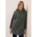 Produktbild: CECIL Kurzmantel mit Kapuze grün S (38)