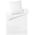 Produktbild: Elegante Mako-Satin Bettwäsche »Solid« Weiß 6800-00 Kissen 40x80 cm