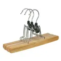 Produktbild: Gravidus 3er Set Hosenspanner aus Holz Kleiderbügel Hosenbügel Hosen Holz