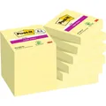Produktbild: 8 + 4 GRATIS: Post-it® Super Sticky Notes Haftnotizen extrastark gelb, 8...