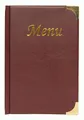 Produktbild: Securit Speisekartenumschlag, Basic-Reihe, A5, mit zwei Innenhüllen, Weinrot, 23,5 x 16,8 x 0,8 cm