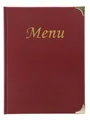 Produktbild: Securit Speisekarten-Mappe BASIC A5 weinrot