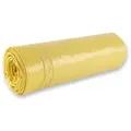 Produktbild: Müllsäcke 120 Liter mit Zugband LDPE auf Rolle 70x100 cm 45 my Gelb 6x25 Stück