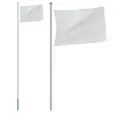 Produktbild: vidaXL Flagge Fahnenmast Teilbar Silbern 6,23 m Aluminium