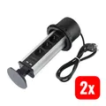 Produktbild: Sygonix SY-4737794 Steckdosenturm Mehrfachsteckdose Schwarz Schuko 2 STÜCK