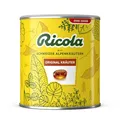 Produktbild: Ricola Riesendose Original Kräuter, 277 Original Schweizer Kräuter-Bonbons in der großen Design-Dose, geeignet als Vorrat oder Geschenk, zuckerfrei, 1x1kg, vegan