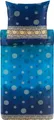 Produktbild: Bassetti Baumwollsatin-Bettwäsche-Garnitur PALLAVICINO Farbe BLAU B1 Größe 155x220+80x80
