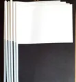 Produktbild: 6  Papierfähnchen selbst gestalten Fussball Kinder malen  15 x 10,5  Basteln Neu