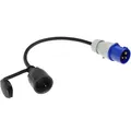 Produktbild: CEE Adapter CEE Stecker auf Schuko Kupplung, 35cm Camping Strom-Kabel, IP44 C...
