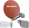 Produktbild: Kathrein CAS 80 Sat-Antenne Rotbraun (ro) multifeedfähig - 12 Teilnehmer