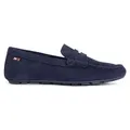 Produktbild: Tommy Hilfiger Suede Driver Damenschuhe Halbschuhe Mokassin Blau Freizeit, Schuhgröße:36 EU - Dunkelblau - 36