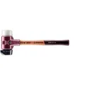Produktbild: SIMPLEX-Schonhammer, Gummikomposition, mit Standfuß/Superplastik; mit Tempergussgehäuse und hochwertigem Holzstiel | D=60 mm | 3027.260
