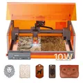 Produktbild: VEVOR Lasergravierer 10W Lasergravurmaschine Laserschneider Gehäuse Klasse 1