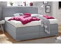 Produktbild: Boxspringbett, grau, Liegefläche B/L: 90cm x 200cm, H2, Bonnell-Federkernmatratze, Bettrahmen und seitliche Einfassung Unterbox und Obermatratze: Fein-Strukturstoff (77% Polyester, 23% Viskose).;Spiegelfläche der Matratzen: 100% Polyester, WESTFALIA SCHLAFKOMFORT, Komplettbetten, Boxspringbett
