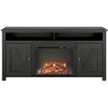 Produktbild: Mid.you Lowboard Farmington, Schwarz, Metall, Holzwerkstoff, Holz, 151x40x75 cm, stehend, Wohnzimmer, Wohnwände, Lowboards, Lowboards stehend