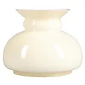 Produktbild: Petroleumglas Lampenglas Ø 100mm Ersatzglas Vestaschirm Glasschirm Opalglas Leuchtenglas für Petroleumlampe Beige