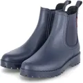 Produktbild: Kaerlek Damen Chelsea Boots Gummistiefel Dunkelblau Wechselfußbett Größe: 38 - Blau - 38