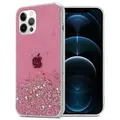 Produktbild: Cadorabo Hülle für Apple iPhone 12 / 12 PRO Schutz Hülle in Rosa Handyhülle TPU Etui Glitter Cover Case Glitzer