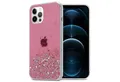Produktbild: Cadorabo Handyhülle für iPhone 12 / 12 PRO Hülle Apple iPhone 12 / 12 PRO, Flexible TPU Silikon Handy Schutzhülle - Hülle - mit Glitzer