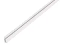 Produktbild: Alberts 470548 Abschlussprofil | PVC-U, weiß | 1000 x 15 x 6 mm
