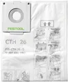 Produktbild: Festool Sicherheitsfiltersack FIS-CTH 26/3 (5 Stück)