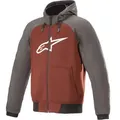 Produktbild: Alpinestars Chrome Sport Motorrad Hoodie, grau-rot, Größe 4XL für Männer
