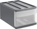 Produktbild: Rotho Schubladenbox Mono Systemix M 1 Schub anthrazit